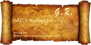 Gál Rafaella névjegykártya